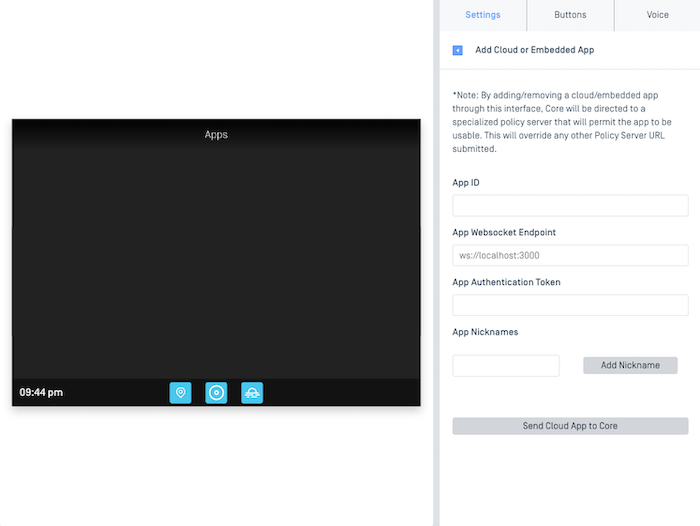 Manticore - Cloud and Embedded App Settings
