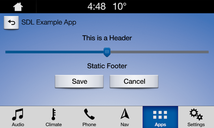 Slider with Static Footer 1