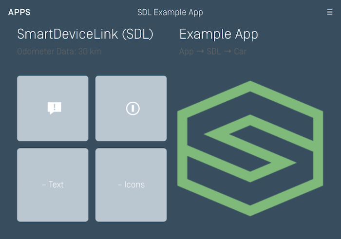 Generic - SDL App Main Screen