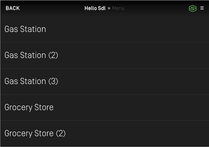 Menu with duplicate titles RPC 7.0 and below